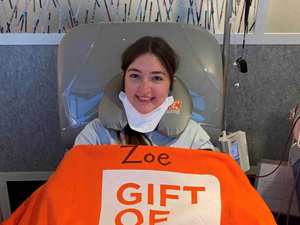 Miami University senior Zoe Kelley traveled to Florida to donate stem cells through the Gift of Life Marrow Registry.