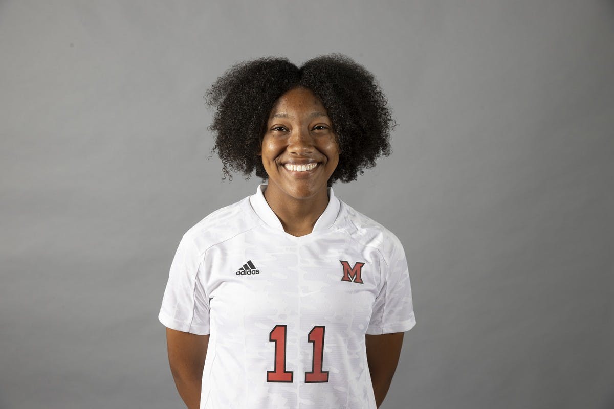 Camber Hayes is the first athlete in Miami University history to win the Arthur Ashe Jr. Scholar Award
