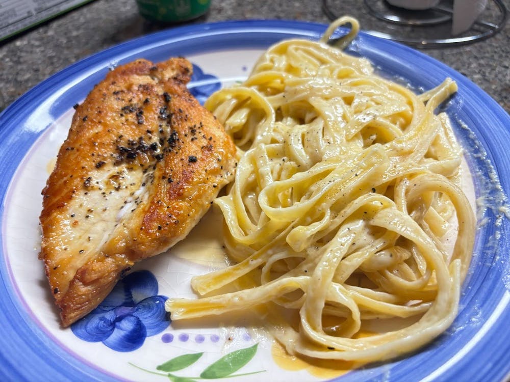 Perkins shares her chicken alfredo recipe that she developed from her mom.
