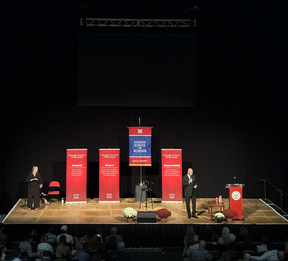 <p>On Oct. 1, Shark Tank star Kevin O&#x27;Le﻿ary gave the Anderson Distinguished Lecture at Millett Hall</p>