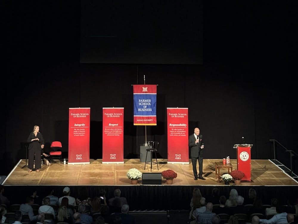 On Oct. 1, Shark Tank star Kevin O'Leary gave the Anderson Distinguished Lecture at Millett Hall