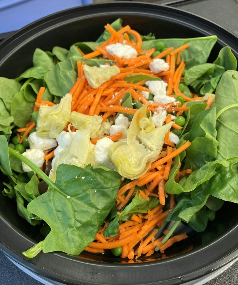 Field to Fork is a build-your-own salad bar in Armstrong Student Center, new this academic year. Despite a delicious salad, this restaurant received a low ranking from our food editor.