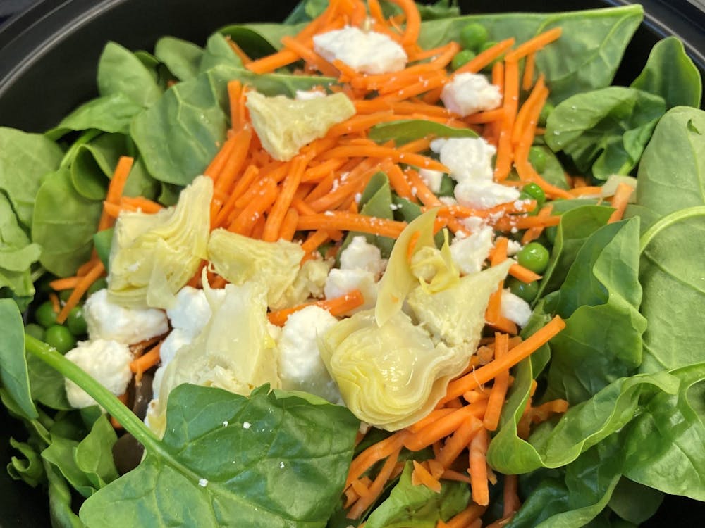 Field to Fork is a build-your-own salad bar in Armstrong Student Center, new this academic year. Despite a delicious salad, this restaurant received a low ranking from our food editor.