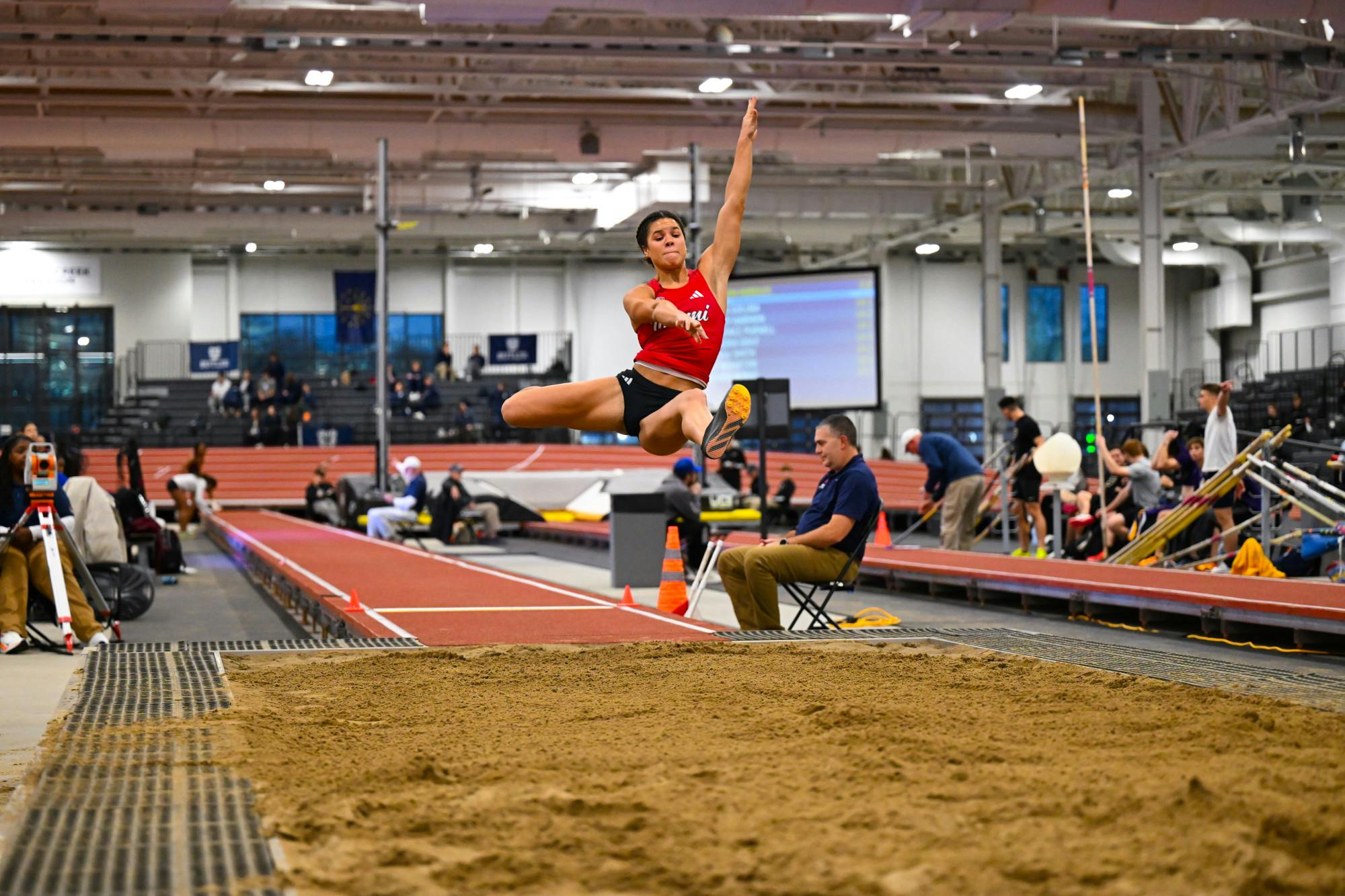 Ella Scally jumps at the Midwest Classic on Jan. 31