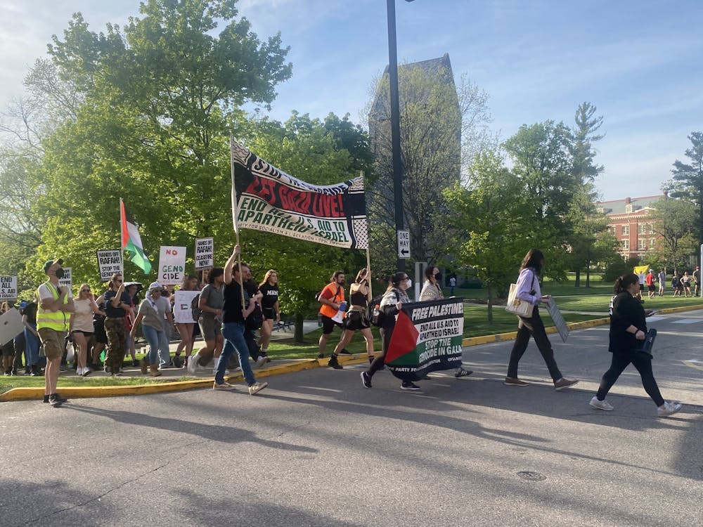 <p>The protests follow demonstrations led by college students across the country urging their administrators to divest from companies with ties to Israel.</p>