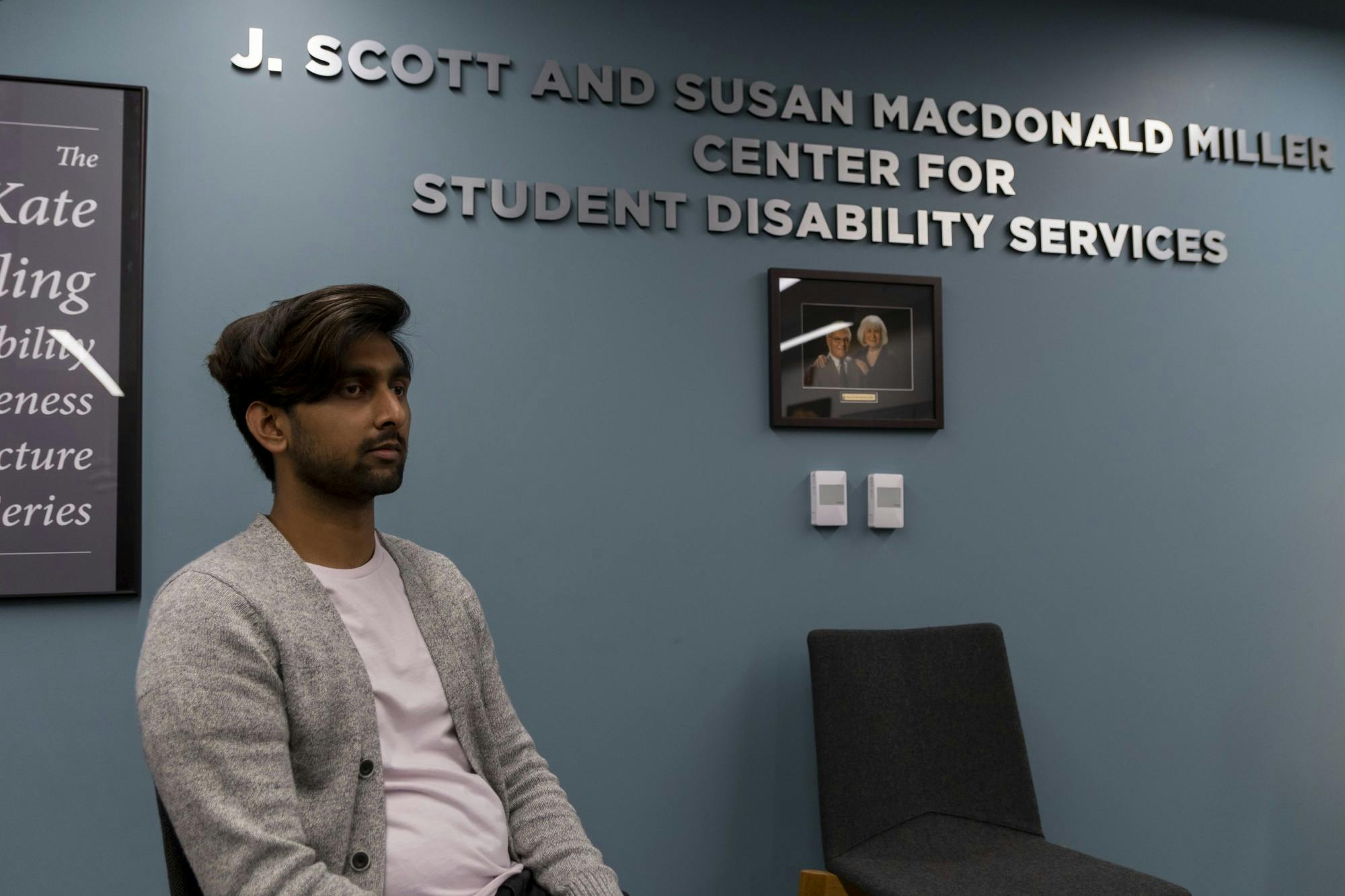 Kinshuk Tella, a senior at Miami who is legally blind, is currently in the process of applying for grant money through Opportunities for Ohioans with Disabilities.