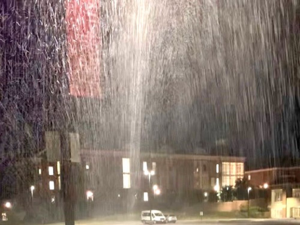 A twitter account popped up to express student concerns over the campus sprinklers. 