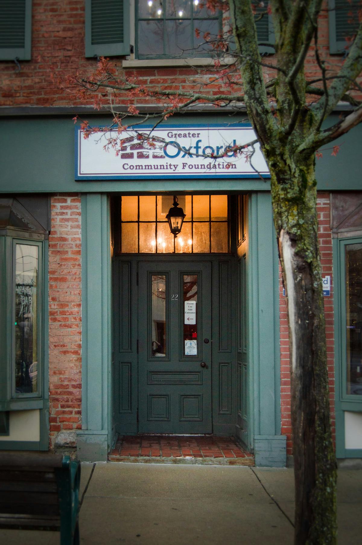 The front of the Oxford Community Foundation