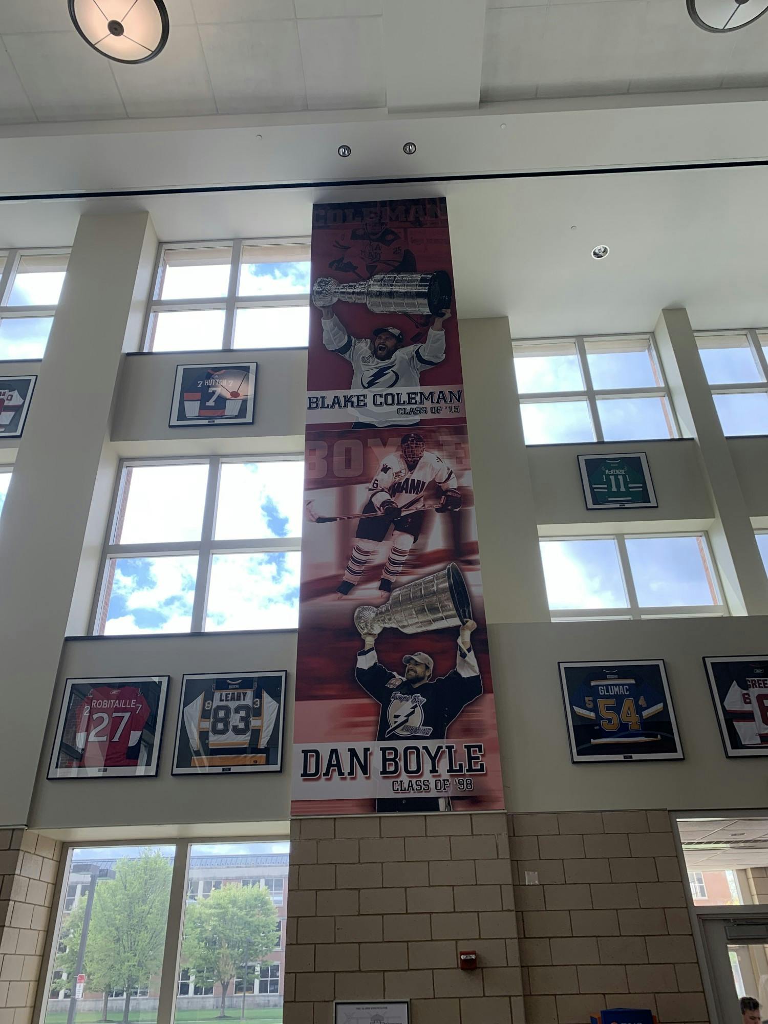 Blake Coleman and Dan Boyle are two of six former RedHawks to win a Stanley Cup. Both did it with the Tampa Bay Lightning.﻿