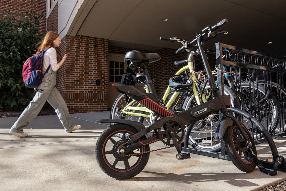 This semester, five electric bikes have been reported stolen. 