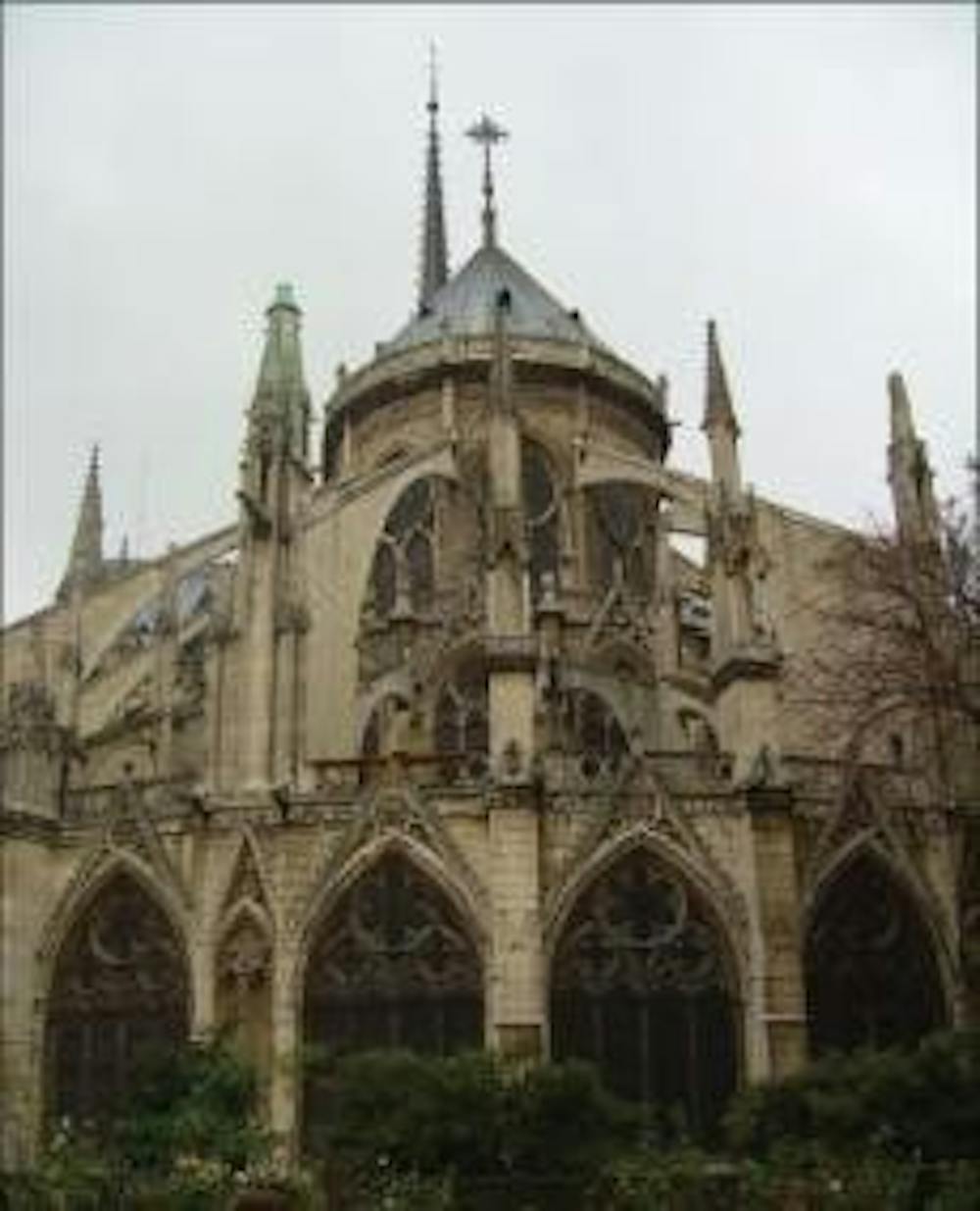Students can travel and visit tourist spots in Paris, such as the Notre Dame Cathedral (above), during the program's four-day weekends.