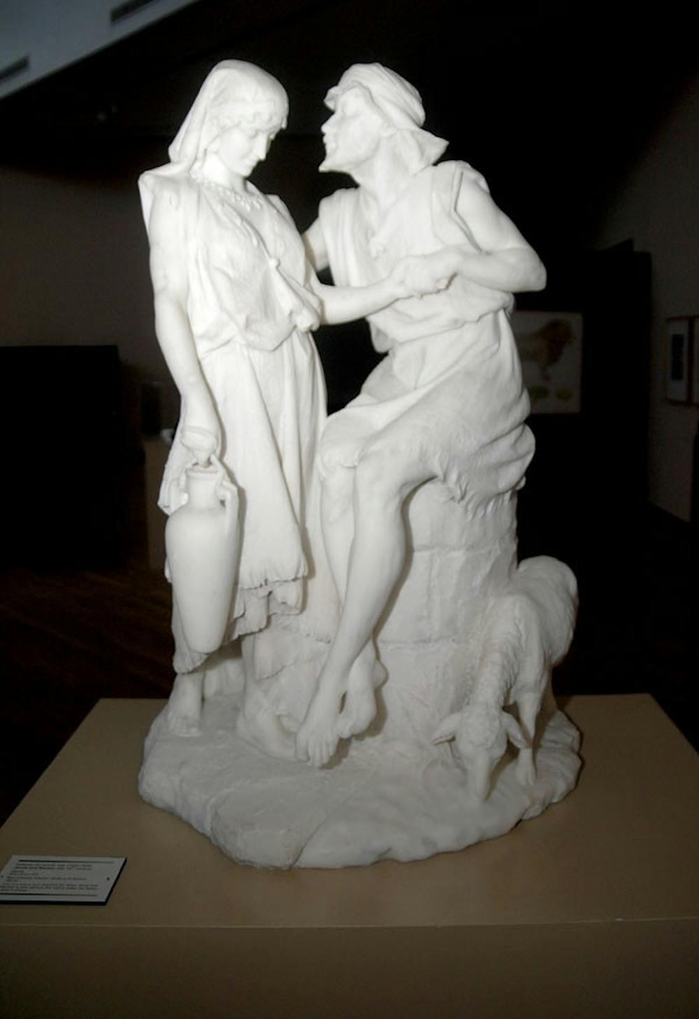 Jacob and Rachel by Raffaello Romanelli is on display at MUAM.  