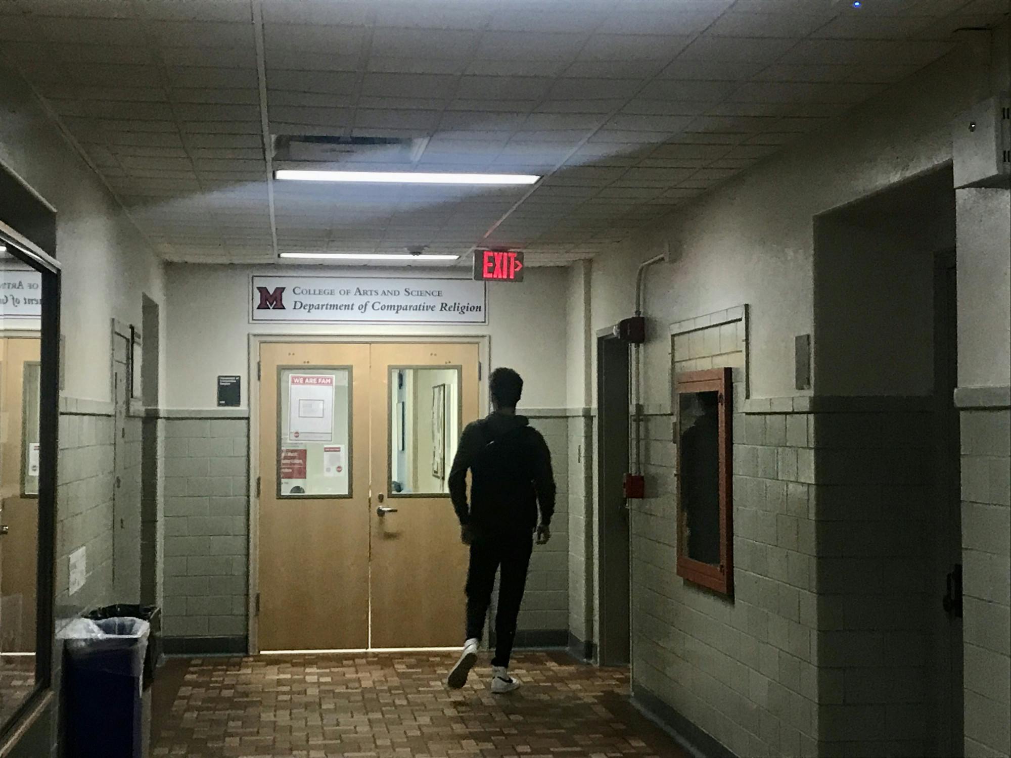 Almost 100 years old, the comparative religion department in Upham Hall is looking for a﻿n alternative plan before the program is phased out. 