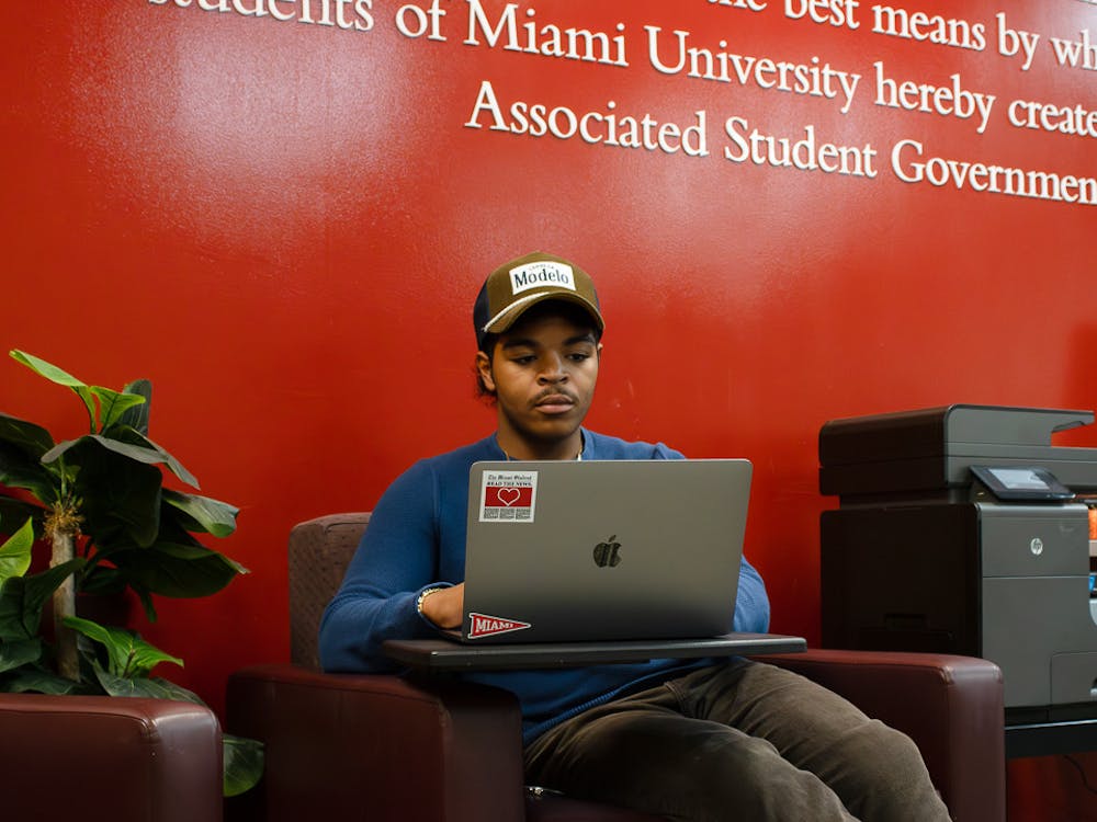 Kiser Young represents students as a Senator for District 8 in Miami's Associated Student Government.