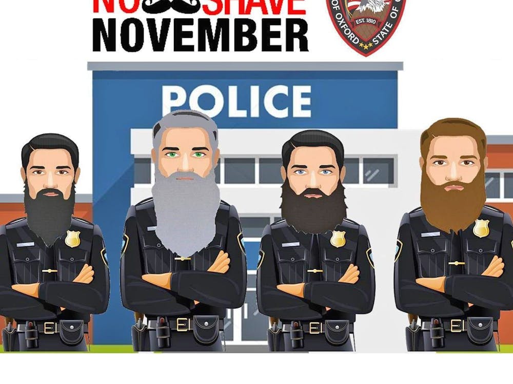 For No-Shave November this year, OPD raised funds and grew facial hair. 