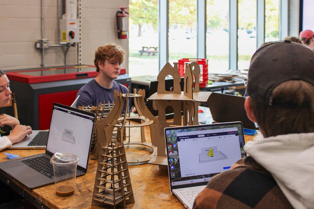 The Art Center in Phillips Hall allows students from all majors to work on unique projects without the cost burden.