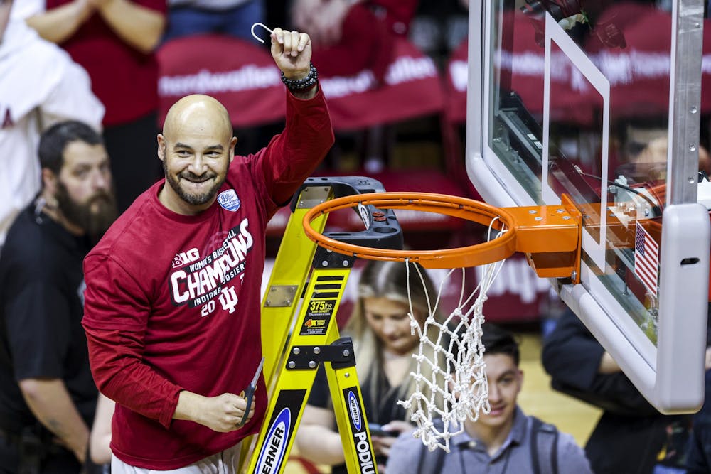 <p>Indiana women&#x27;s basketball made the NCAA tournament in five of Glenn Box&#x27;s seven years with the program. The team was a No. 1 seed in 2023 after finishing the regular season 26-2.</p>