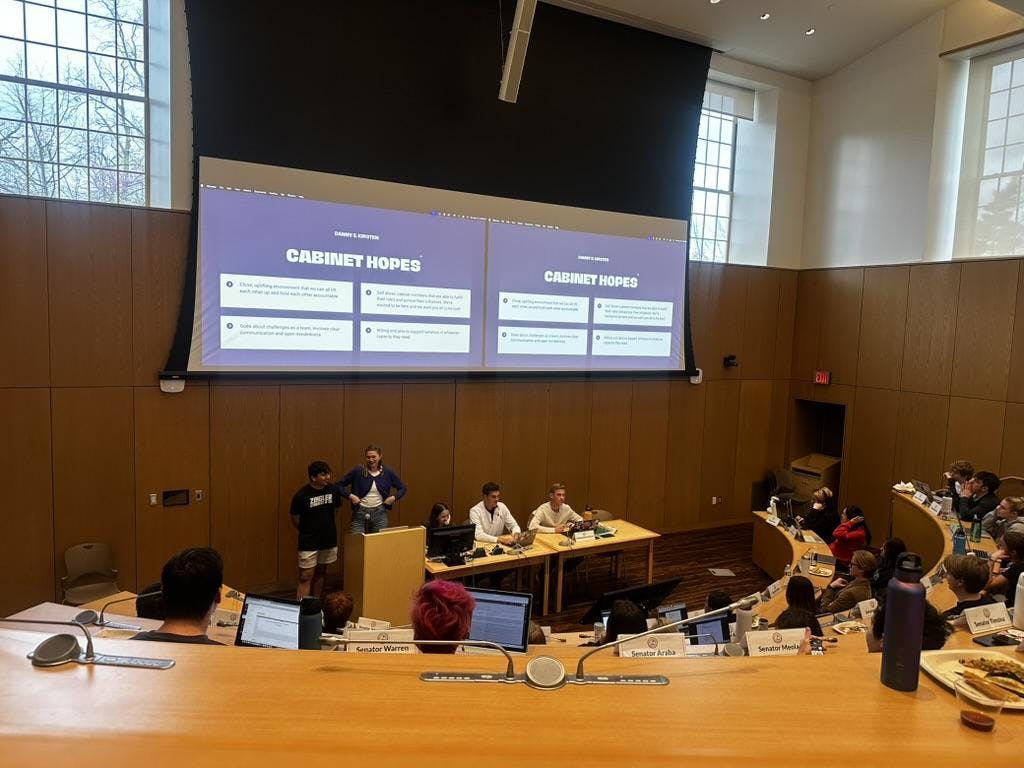 The senators heard several concerns submitted by students and passed ASG’s internal operating budget.