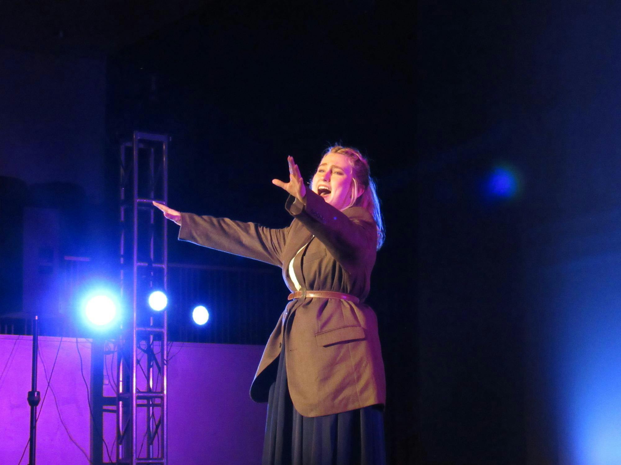Molly Stewart played the leading role of Anya in Stage Left's 'Anastasia.'