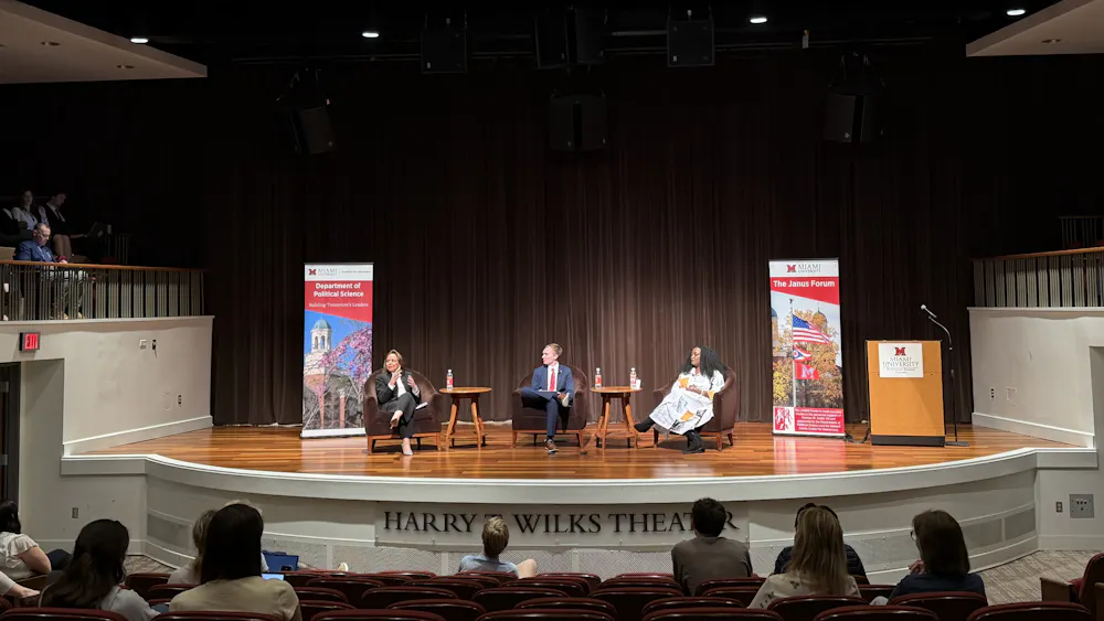 Susana Martinez and Ashley Allison debate immigration policy at the JANUS Forum.