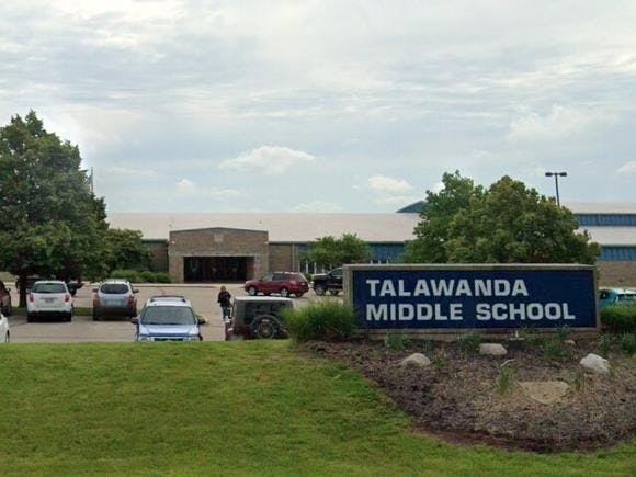 The Talawanda school district placed one of its teachers on administrative leave Nov. 18.