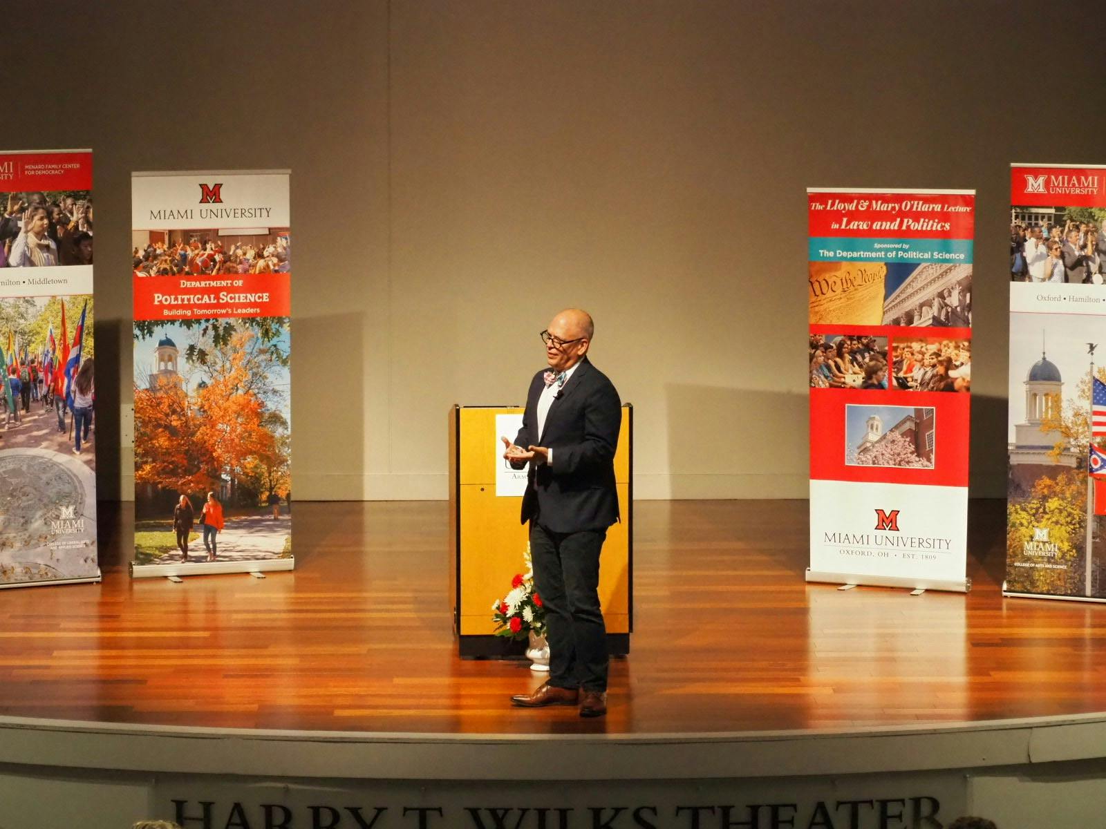 &quot;Accidental activist&quot; Jim Obergefell of the landmark Obergefell v. Hodges Supreme Court case spoke at Miami on Tuesday.