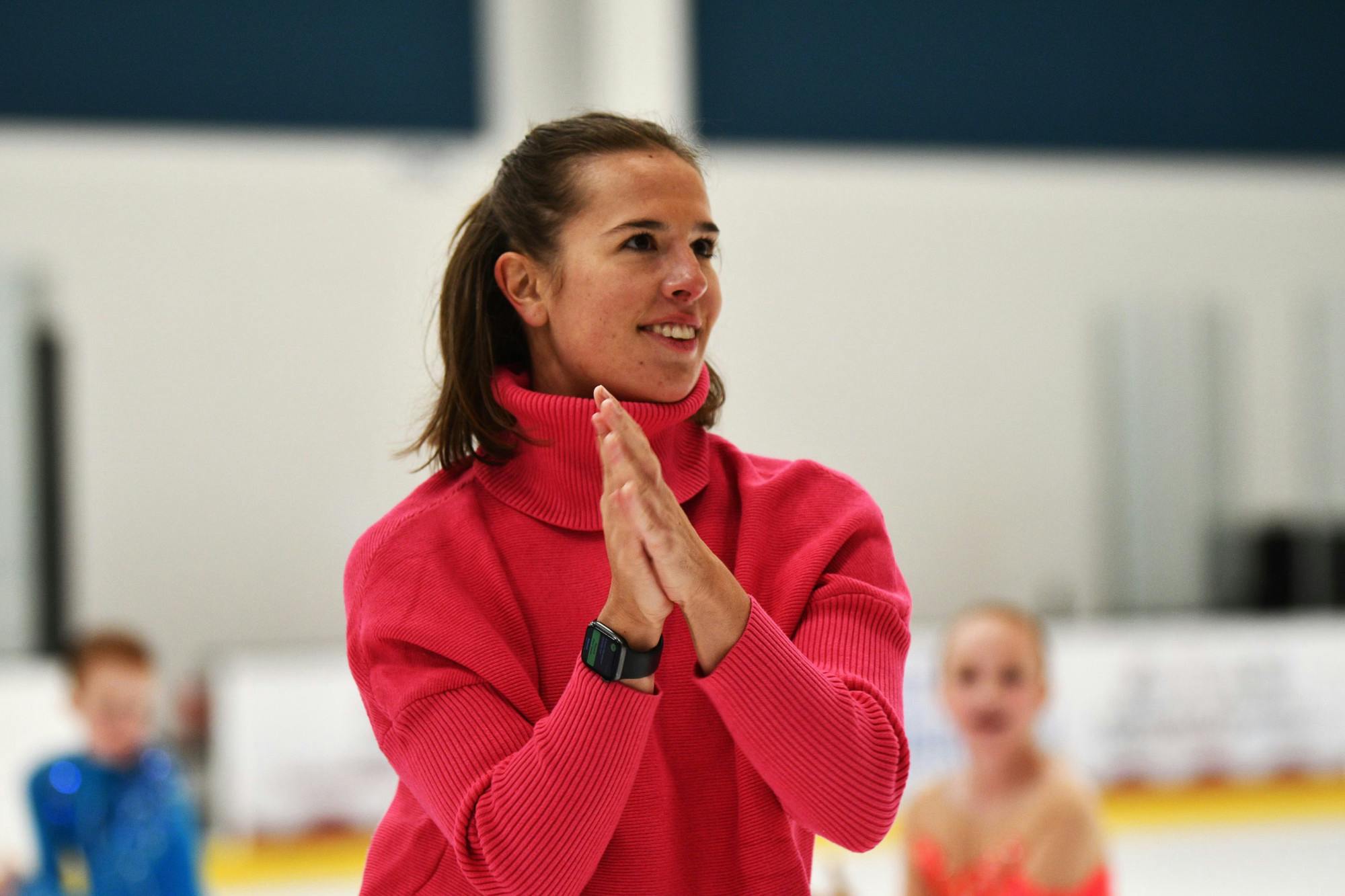 Nyquist coached for three years at Denver Synchronicity, the same team she grew up skating on