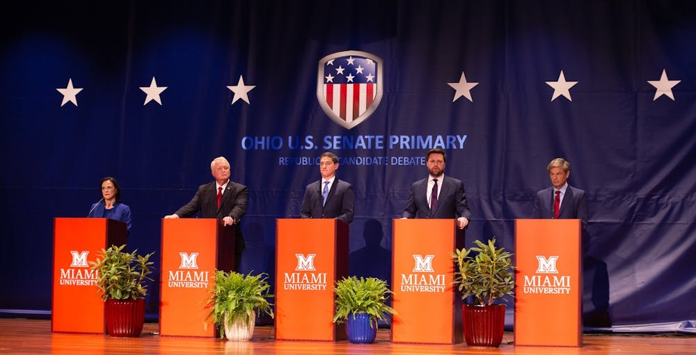 Republican candidates gathered at Miami University for their primary debate.