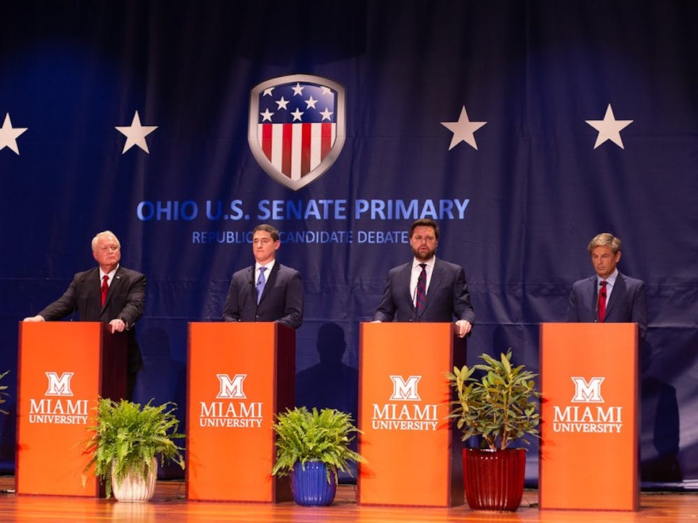 Republican candidates gathered at Miami University for their primary debate.