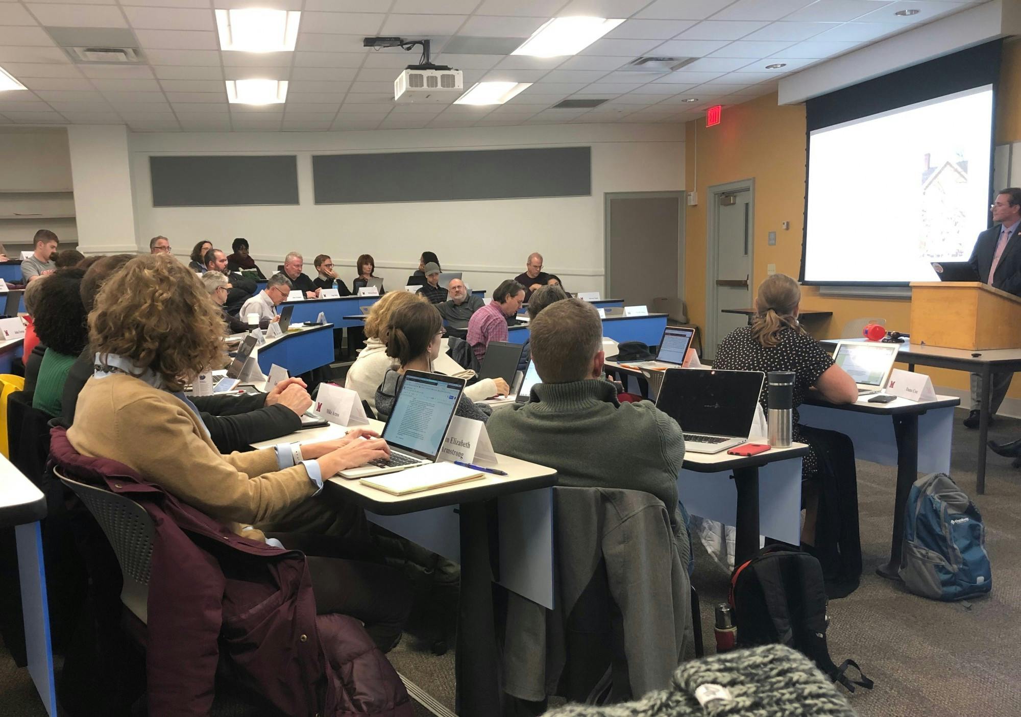 The caps on the amount of teaching, clinical professors and lecturers within each division have been altered.