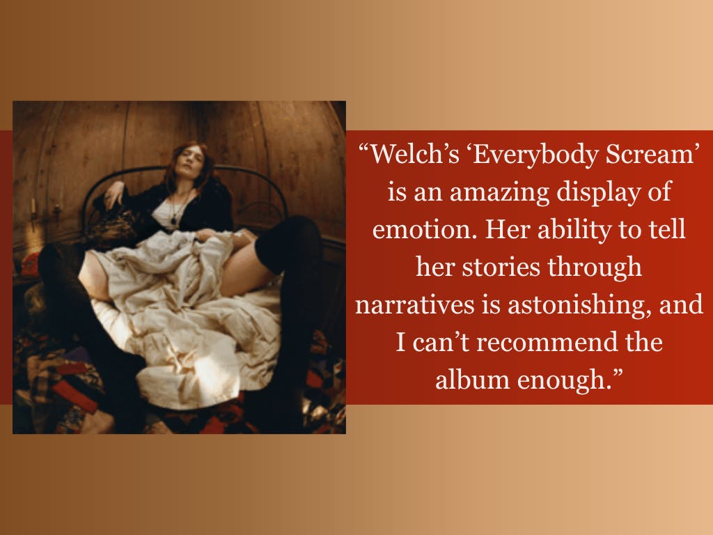 Culture writer Ren Chaffee reviews Florence and the Machine's new album "Everybody Scream."