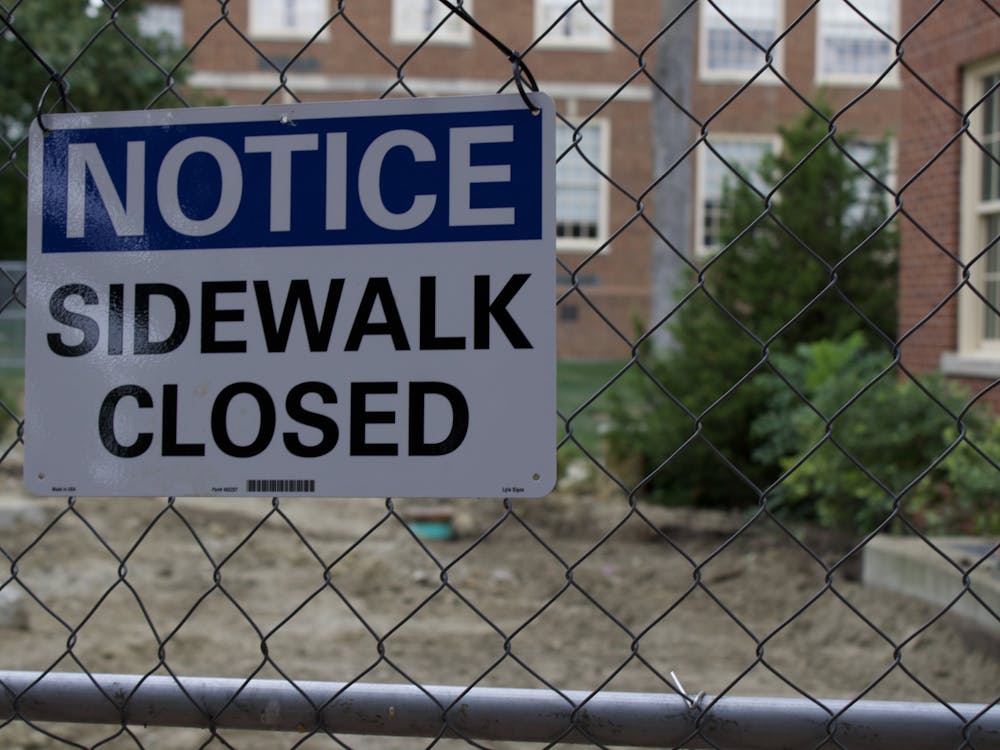 Academic Quad was especially impacted by construction this summer, spanning from outside Armstrong Student Center to around McGuffey Hall.