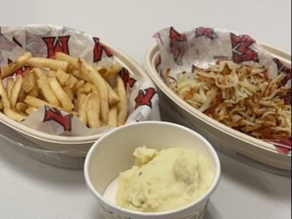 Pulley Diner fries, hash browns and mashed potatoes.