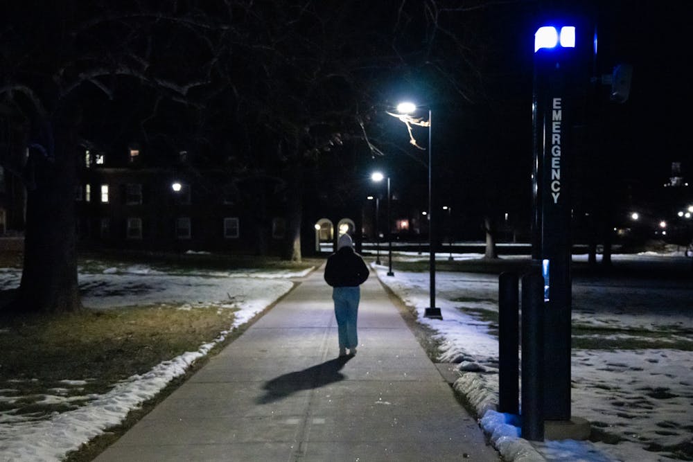 Miami University provides more than 20 blue light emergency kiosks throughout campus for students to reach MUPD in the case of a crisis.
