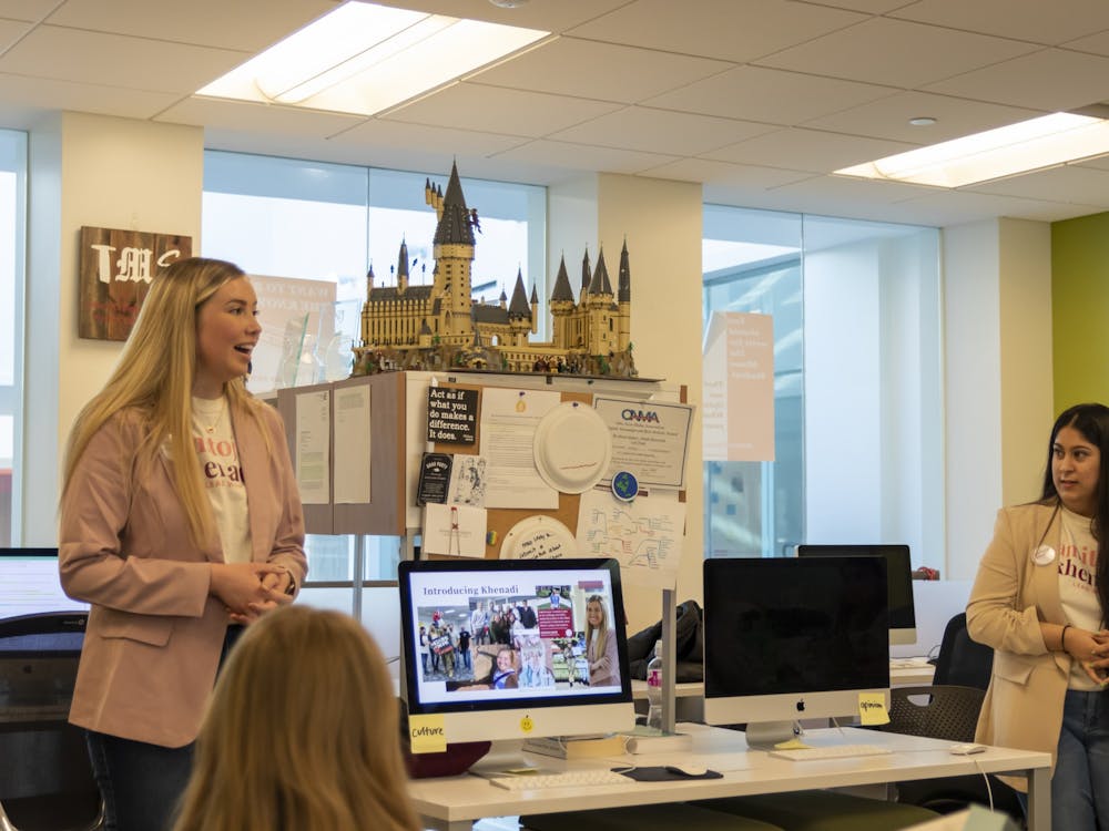 Amitoj Kaur (right) and her running mate Khenadi Grubb (left) won the election for Student Body President and Vice President with more than 65% of the vote.