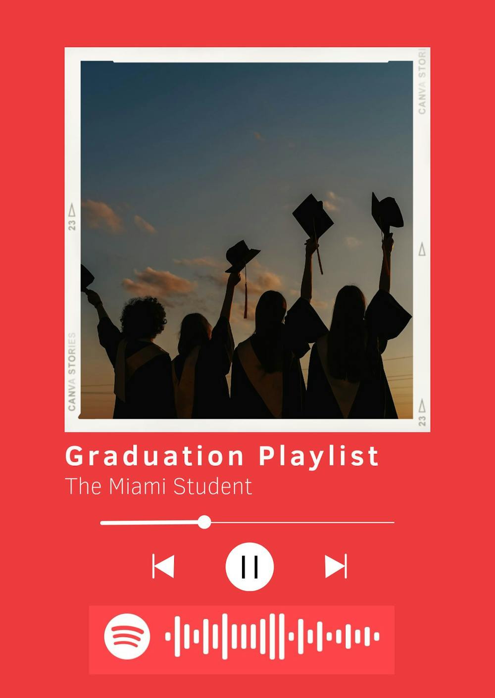 Entertainment Editor Chloe Southard might not be graduating, but she'll still find an excuse to make a playlist.