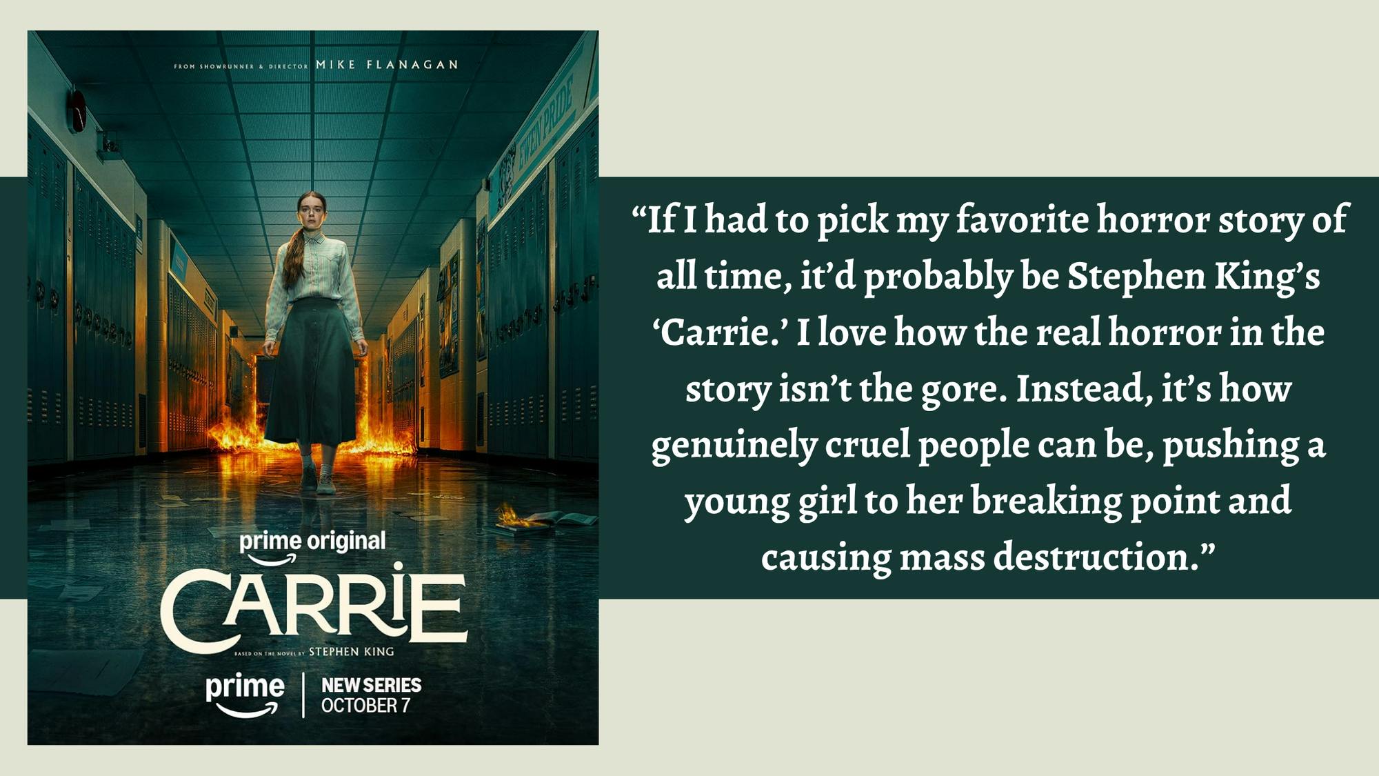 Mike Flanagan's "Carrie" puts a modern twist on the classic horror tale.
