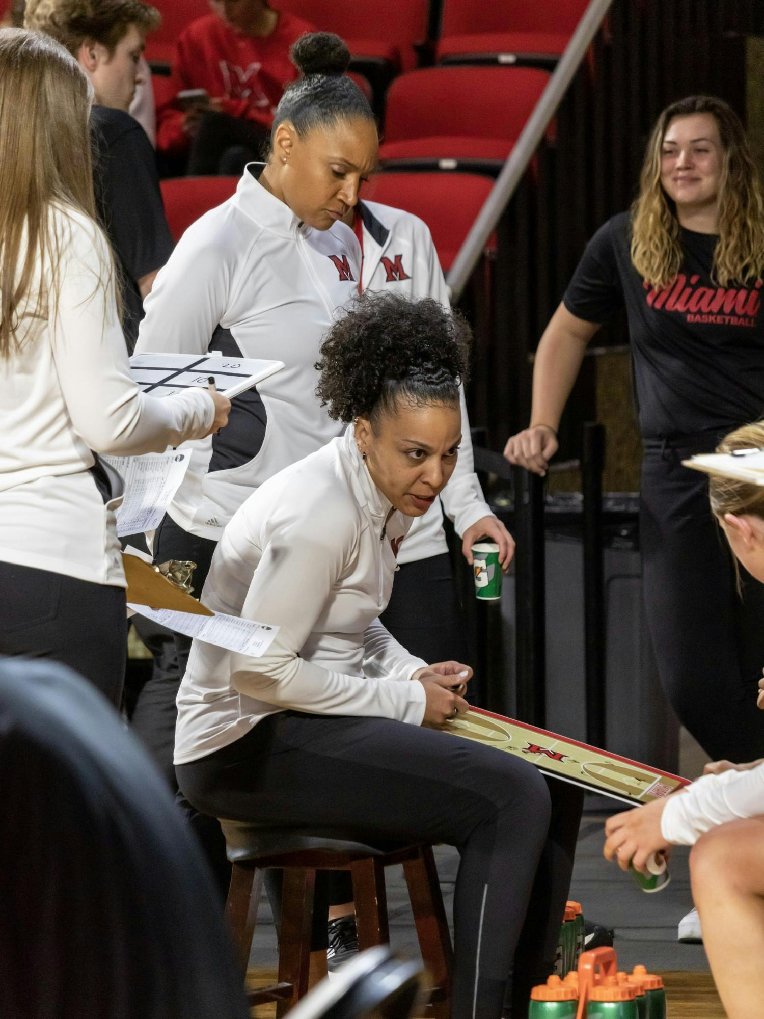 DeUnna Hendrix came to Miami after seven season as the head coach at High Point University﻿