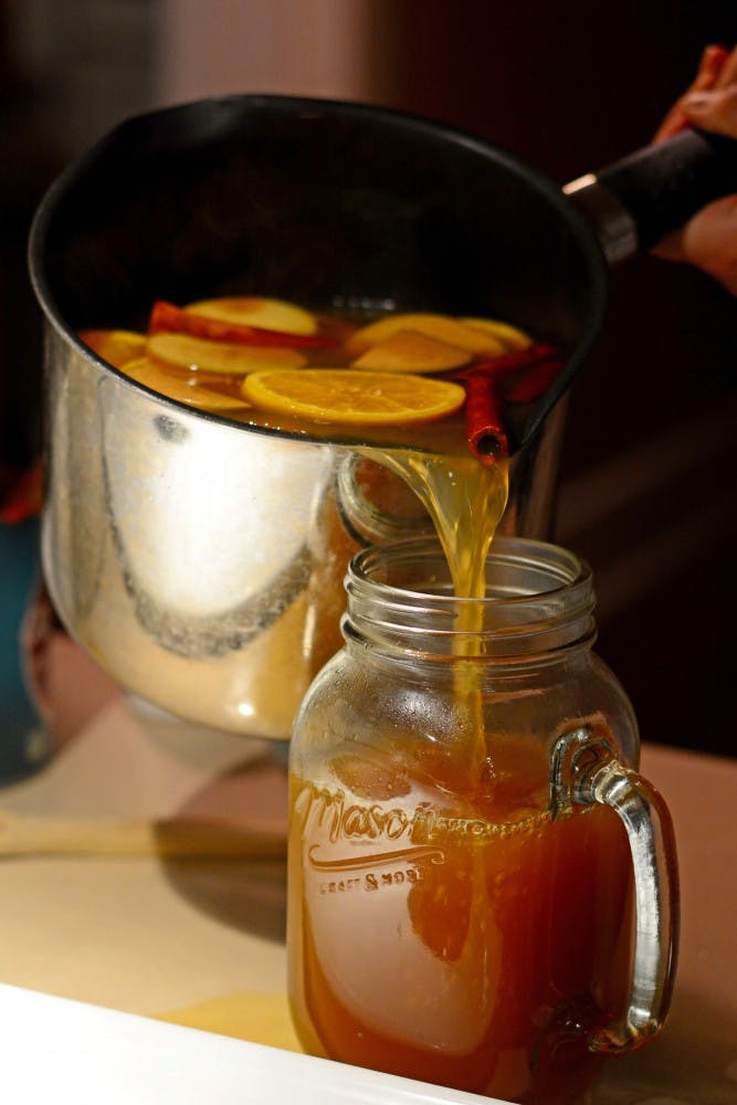 Alcoholic cider can warm you inside and out on an autumn evening. 