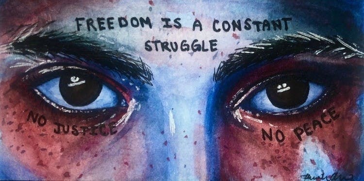 This event sought to spark a conversation during a tumultuous time on a predominantly-white campus. Photo provided by Hannah O&#x27;Rear