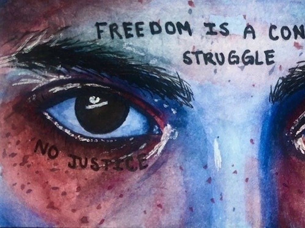 This event sought to spark a conversation during a tumultuous time on a predominantly-white campus. Photo provided by Hannah O'Rear