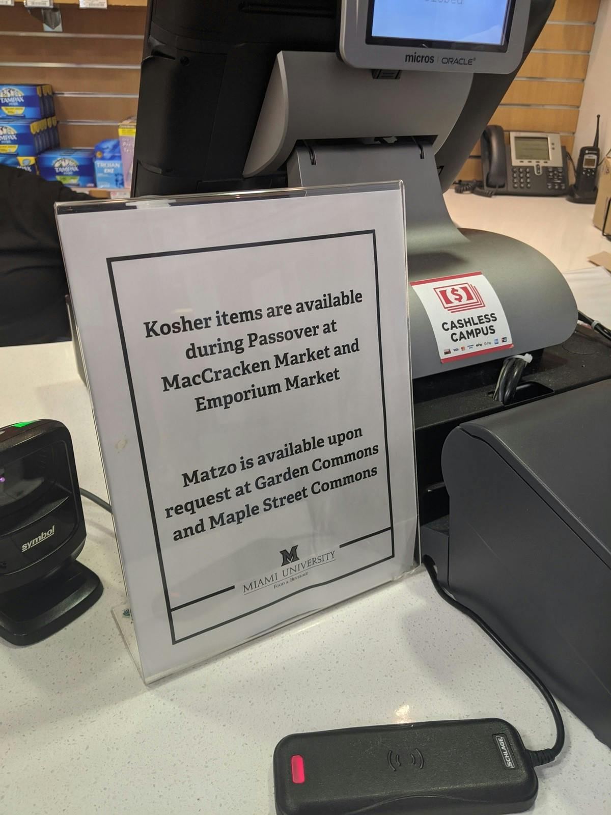 Kosher meals delivered to Miami did not meet specifications outlined for kosher meals for Passover.