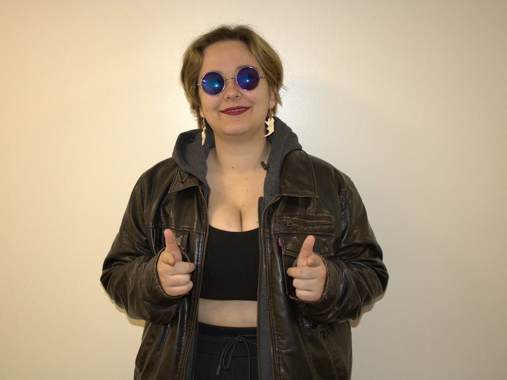 Non-binary freshman psychology and computer science double-major Chrysanthemum “Chrys” Riley doesn’t let others’ opinions of their outfits hold them back.