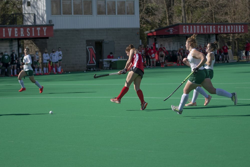 Women&#x27;s field hockey was undefeated before losing to the No. 2 team in the nation.