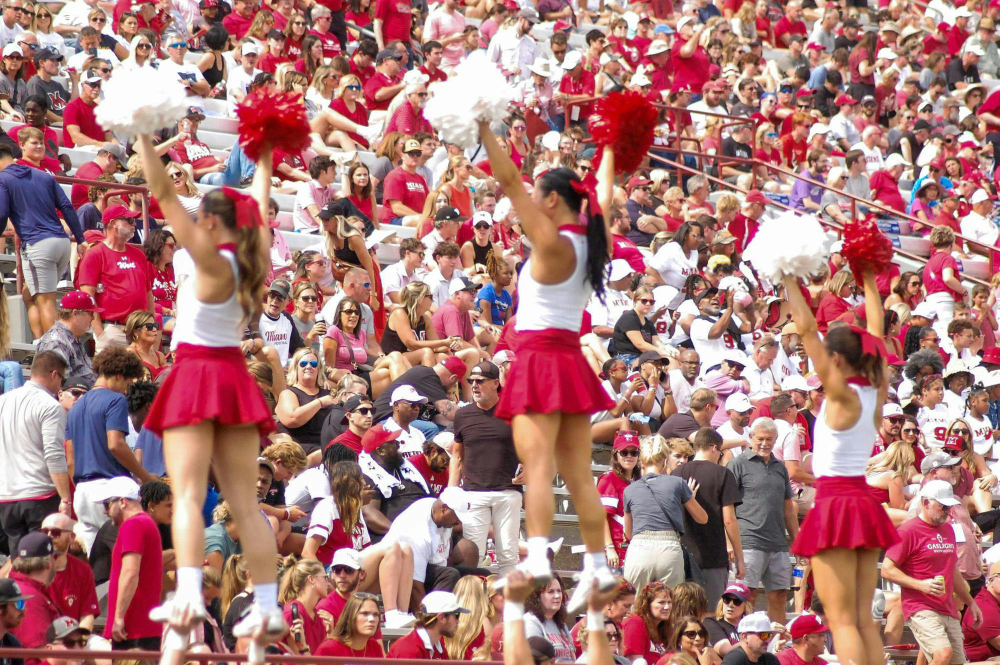 The Battle for the Victory Bell in 2024 was attended by 25,000 people at Yager Stadium.