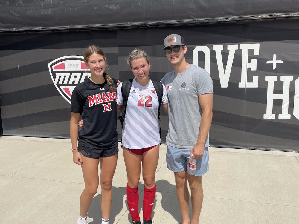 Next year, three Morrison siblings, (from left) Kaylin, Makenna and Brayden, will be playing Division I sports at Miami