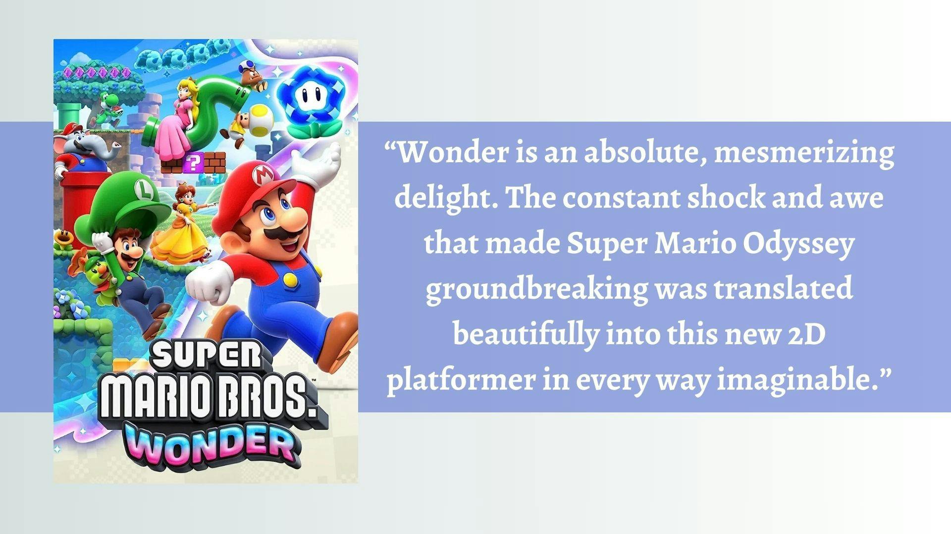 Reinventing the wheel: Super Mario Bros. Wonder shines in already-bright  series - The Miami Student