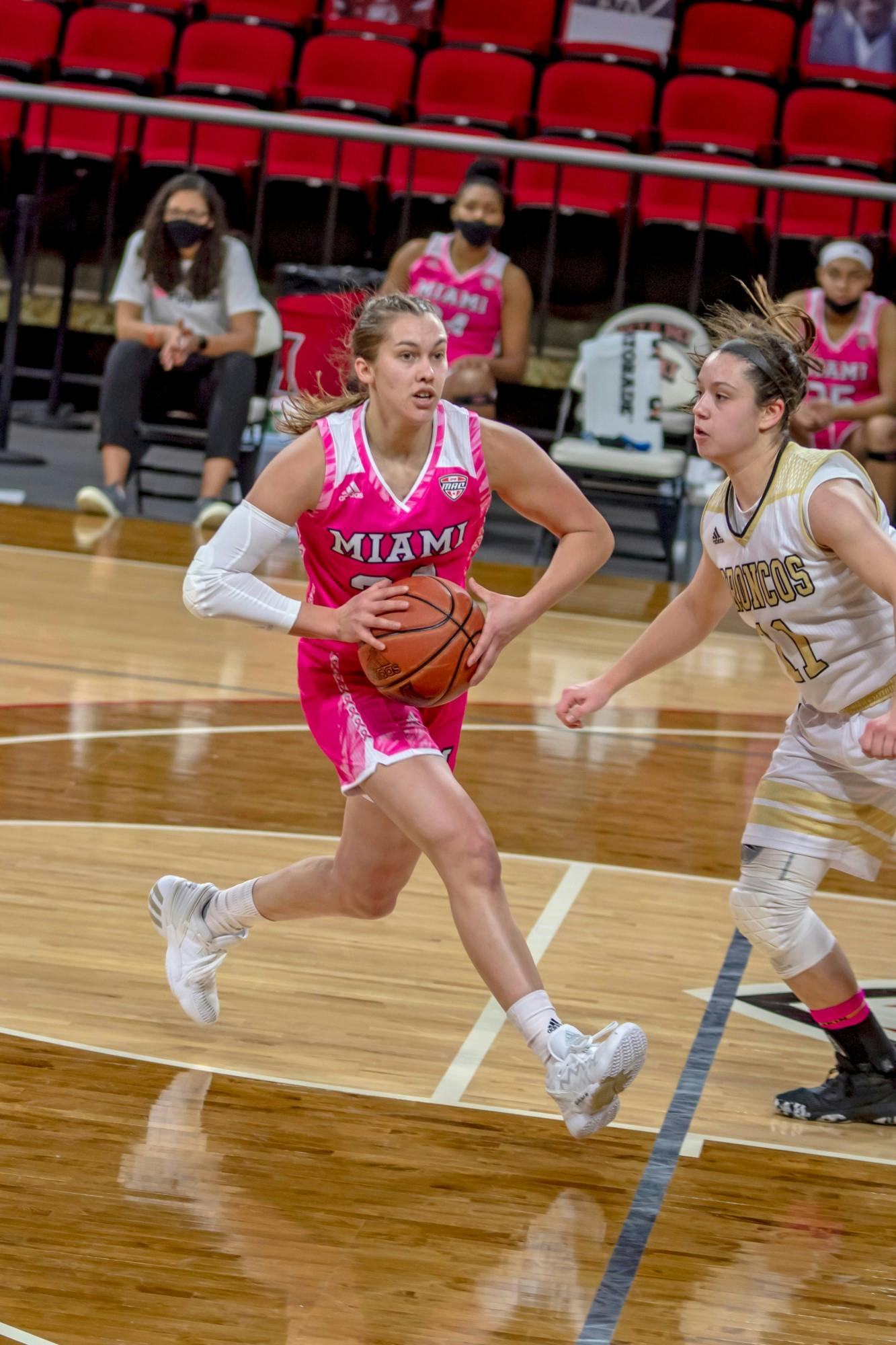 Sophomore guard Peyton Scott has scored 30 points in each of her last two games