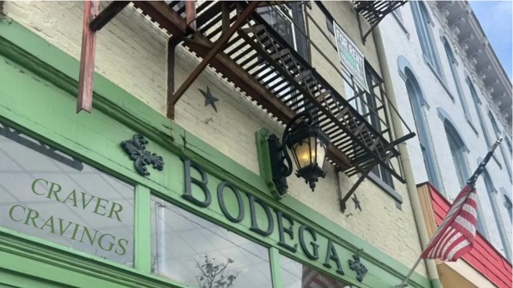 Bodega storefront located on West High Street.