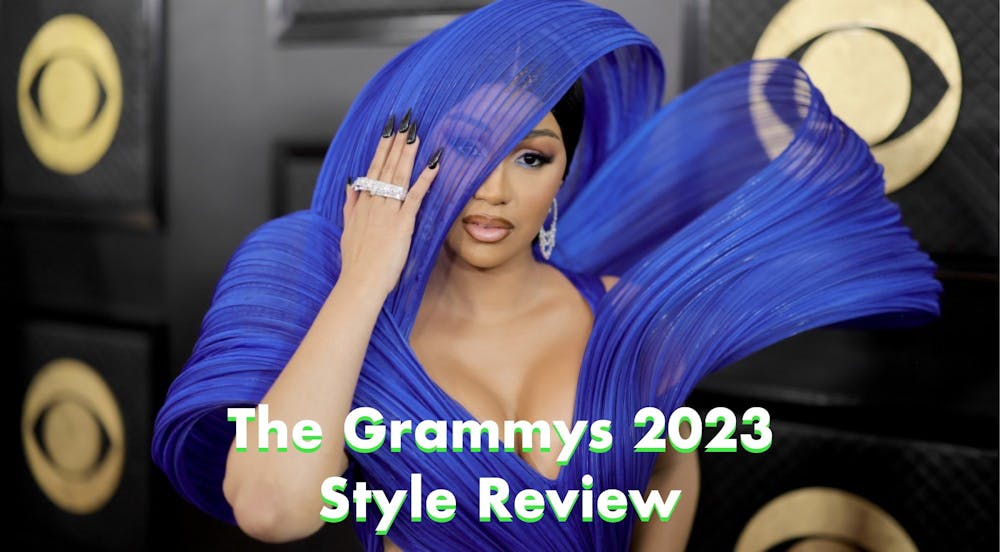 Cardi B looked breathtaking at the 65th annual Grammy Awards.